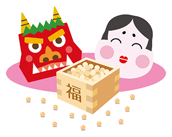 節分のイラスト