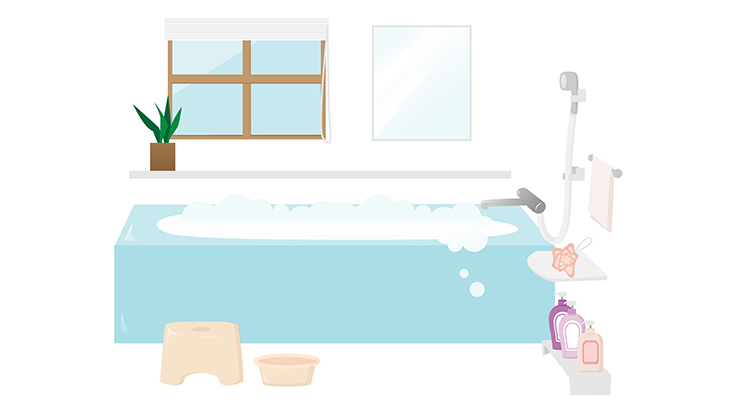 お風呂イラスト
