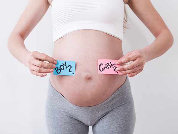 Pretty expectant mother is waiting for child