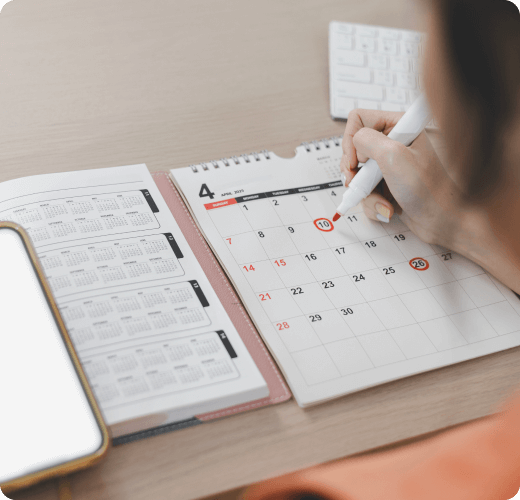 当日までに準備すること